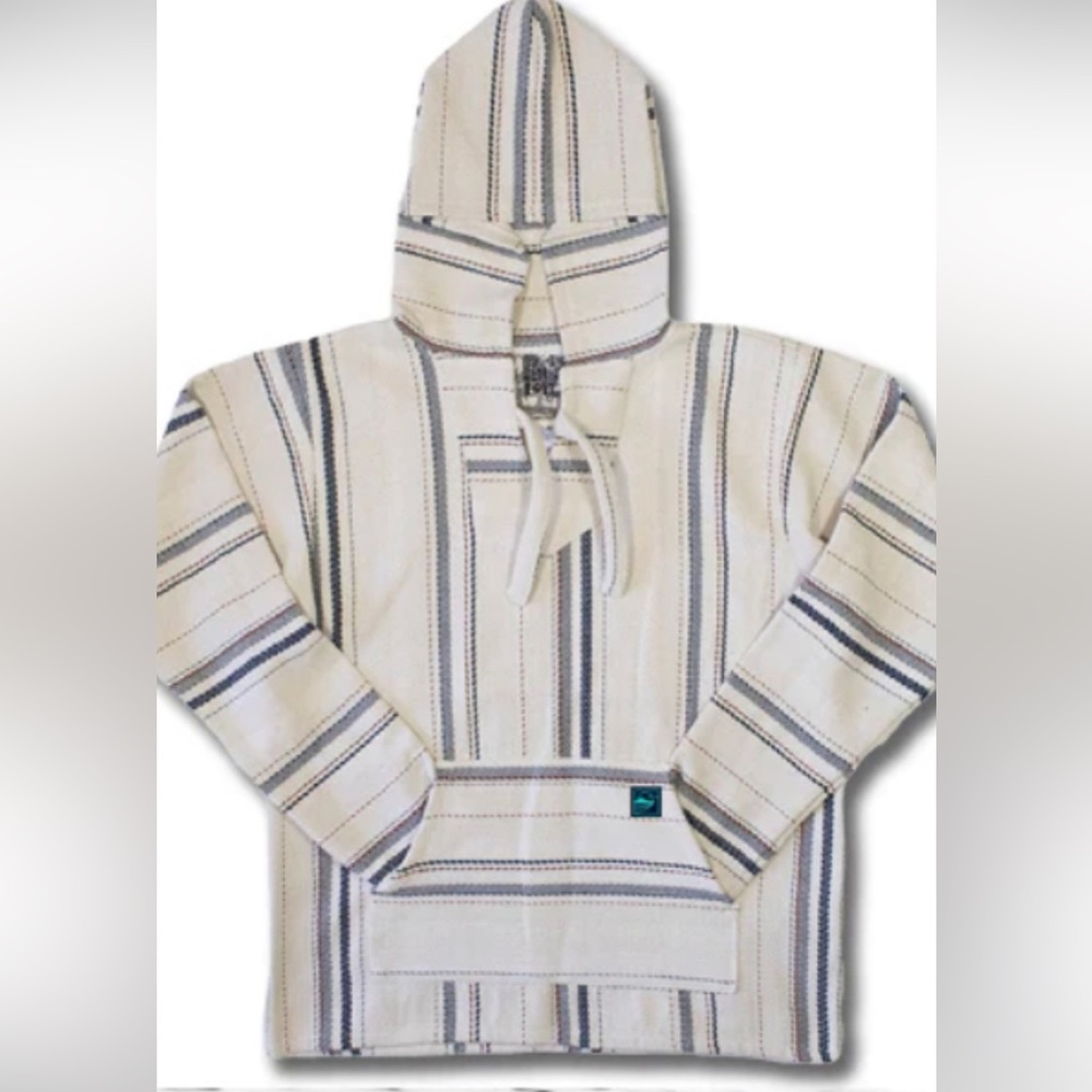 Original Baja Style Señor Lopez Pull Over Pre-Shrunk Hoodie Front Pouch Pocket M